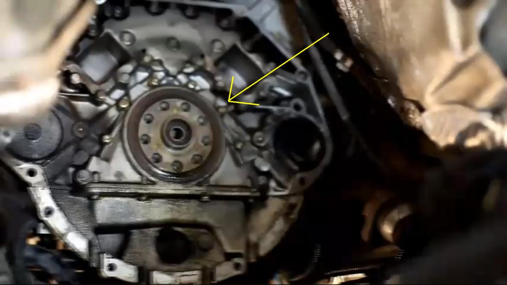 Honda odyssey oil leak rear main seal #3